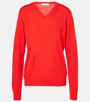 Свитер из шерстяного джерси Haius The Row, цвет firetruck