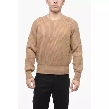 Свитер из шерстяной смеси плотного кроя с рукавами реглан Neil Barrett, Beige