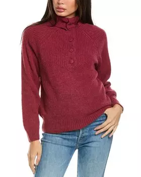 Свитер из смеси шерсти альпаки Nation LTD Tobi, красный