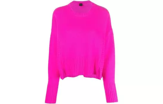 Свитер из смеси шерсти и кашемира PINKO, фуксия