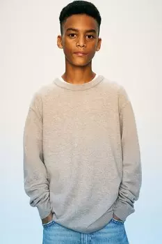 Свитер из смесового кашемира H&M, бежевый
