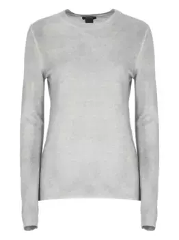 Свитер из смесового кашемира с круглым вырезом Avant Toi, серый