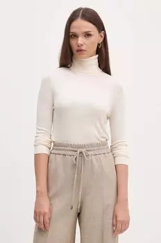 Свитер из смесового шелка Lauren Ralph Lauren, бежевый