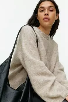 Свитер из смесовой шерсти альпаки ARKET