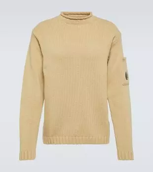 Свитер из смесовой шерсти C.P. Company, бежевый