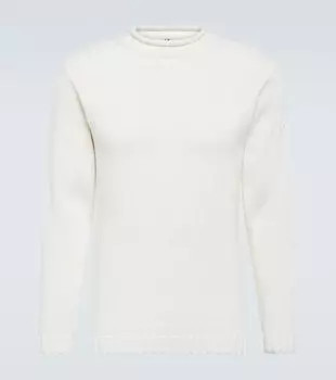 Свитер из смесовой шерсти C.P. Company, белый