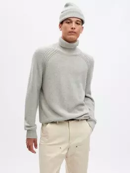 Свитер из смесовой шерсти Gap, серый