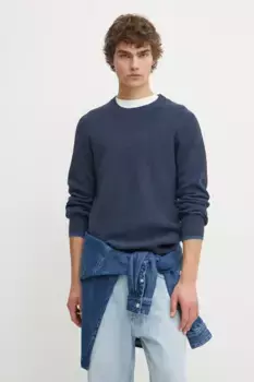 Свитер из смесовой шерсти Marc O'Polo, темно-синий