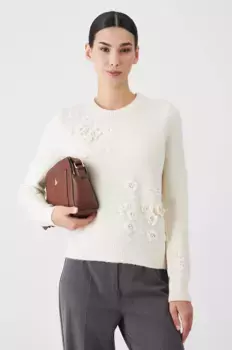 Свитер из смесовой шерсти Medicine, бежевый