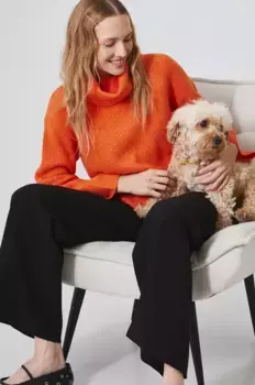 Свитер из смесовой шерсти Medicine, оранжевый