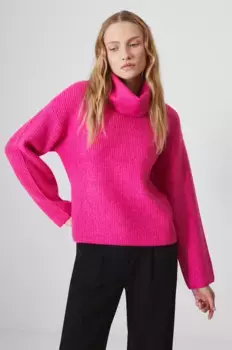 Свитер из смесовой шерсти Medicine, розовый