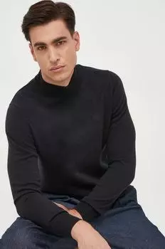 Свитер из смесовой шерсти North Sails, черный