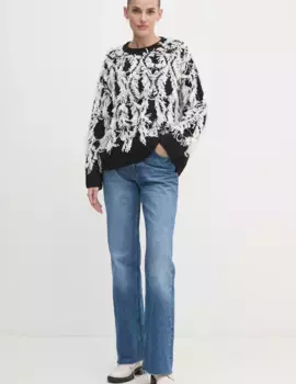 Свитер из смесовой шерсти OUI, белый