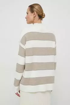 Свитер из смесовой шерсти Pepe Jeans, бежевый