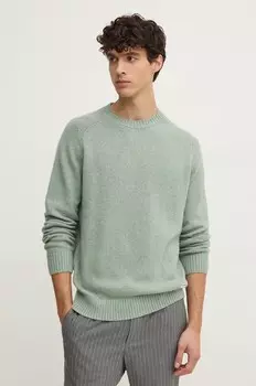 Свитер из смесовой шерсти Pepe Jeans CRED, зеленый