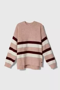 Свитер из смесовой шерсти Pepe Jeans, гранат