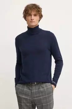Свитер из смесовой шерсти Pepe Jeans НОВЫЙ ANDRE TURTLE NECK, темно-синий