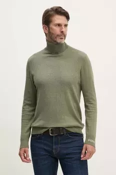 Свитер из смесовой шерсти Pepe Jeans НОВЫЙ ANDRE TURTLE NECK, зеленый