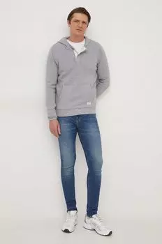 Свитер из смесовой шерсти Pepe Jeans, серый