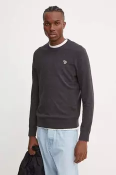 Свитер из смесовой шерсти PS Paul Smith, серый