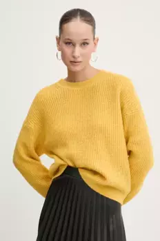 Свитер из смесовой шерсти Superdry, желтый