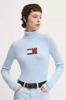 Свитер из смесовой шерсти Tommy Jeans, синий
