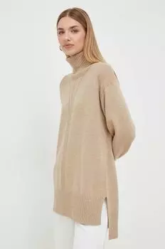 Свитер из смесовой шерсти Trussardi, бежевый