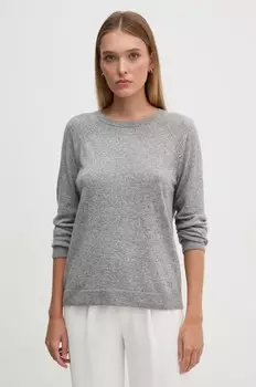 Свитер из смесовой шерсти United Colors of Benetton, серый