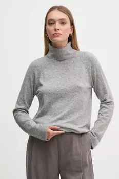 Свитер из смесовой шерсти United Colors of Benetton, серый