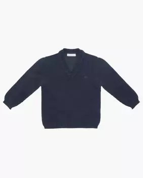 Свитер из темно-синего цвета Baby Boy's Blue Martn Aranda, темно-синий