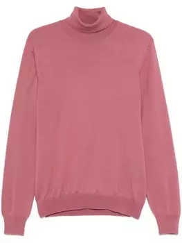 Свитер из вирджинской шерсти Barba, розовый
