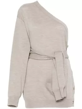 Свитер из вирджинской шерсти Moschino, коричневый