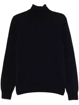 Свитер из вирджинской шерсти Zanone, синий