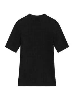 Свитер из жаккарда 4G Givenchy, черный