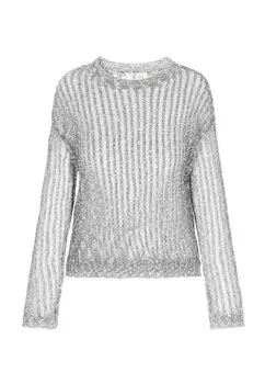 Свитер IZIA, черный/белый