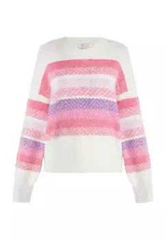 Свитер IZIA, цвет Weiss Mehrfarbig
