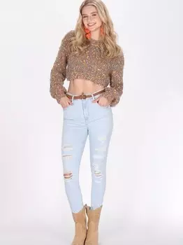 Свитер Izia, коричневый