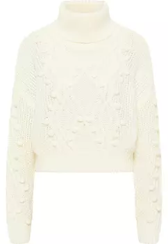 Свитер IZIA Strick Rollkragen, белый