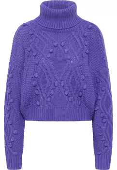 Свитер IZIA Strick Rollkragen, фиолетовый