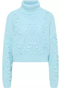 Свитер IZIA Strick Rollkragen, светло-синий