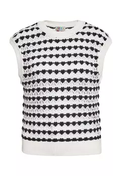 Свитер IZIA Sweater, черный/белый