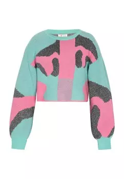 Свитер IZIA, зеленый