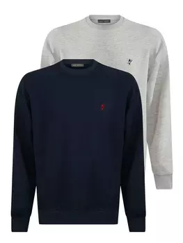 Свитер Jacey Quinn Sweatshirt, цвет navy/grey