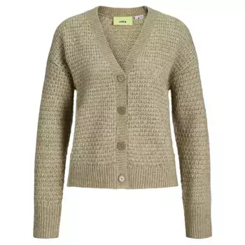 Свитер Jack & Jones Aden Structure cardigan, зеленый