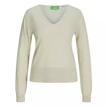 Свитер Jack & Jones Athena JJXX v neck, бежевый