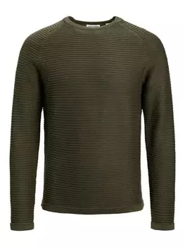 Свитер JACK & JONES CREW, зеленый