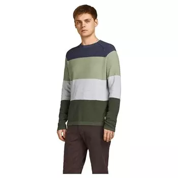 Свитер Jack & Jones Egustav Crew Neck, зеленый