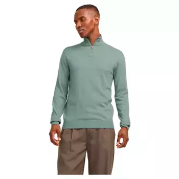 Свитер Jack & Jones Emil Half Zip, зеленый