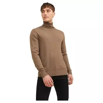 Свитер Jack & Jones Emil Knit Rollneck, коричневый