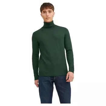 Свитер Jack & Jones Emil Knit Rollneck, зеленый